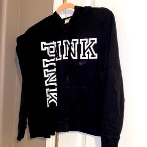 Victoria’s Secret pink 3 piece black jogger set